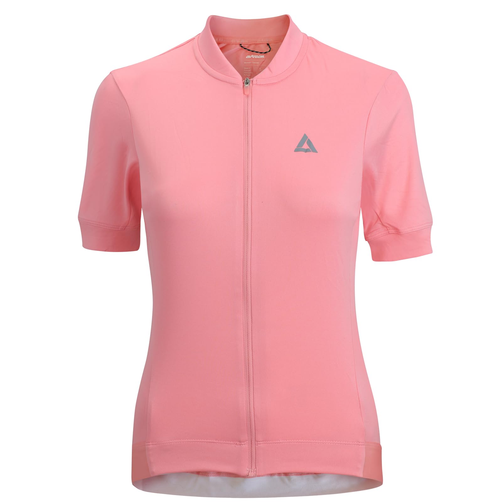 Airtracks Damen Fahrradtrikot Kurzarm Comfort Line - Radtrikot - Jersey - Atmungsaktiv - Schnelltrocknend - Reflektoren