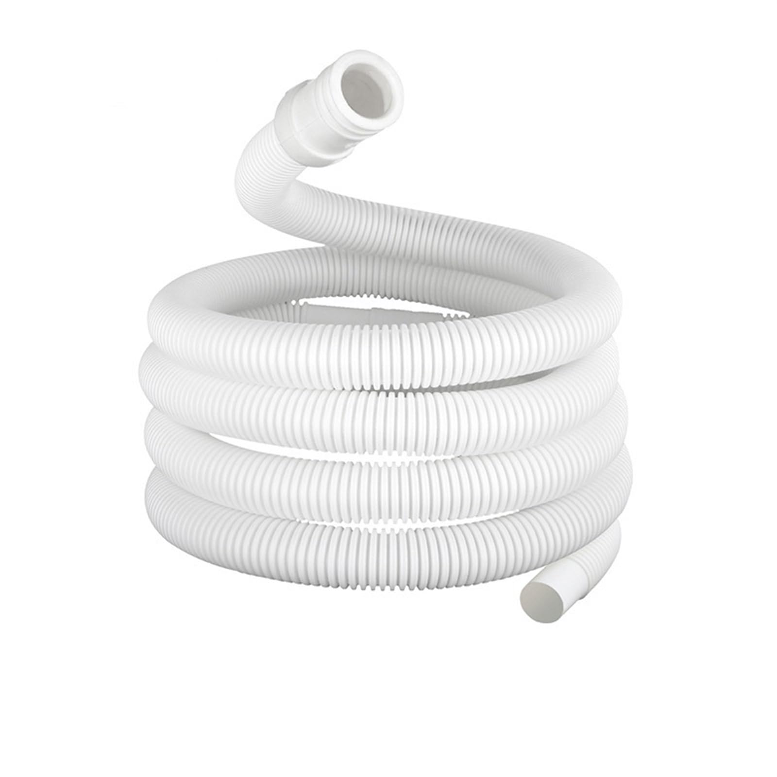 Ablaufschlauch für Waschmaschine, 2 m, Kunststoff, Verlängerungsrohr für Klimaanlage, Wasserhahn, langlebig, Sanitärschlauch, universelle Passform für Wäsche, einfache Installation