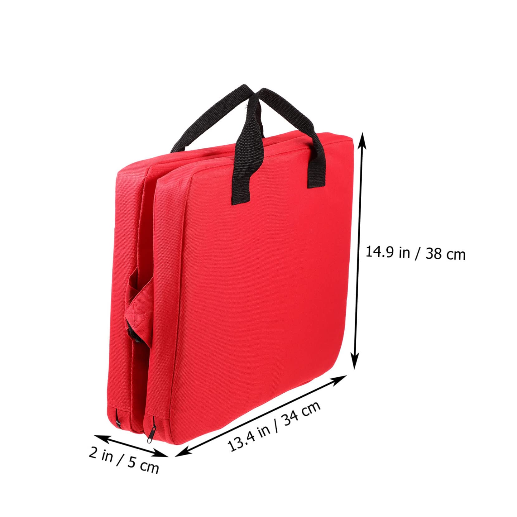 BESTonZON Professional Wear Resistant Bleacher Cushion Lightweight Portable Stadium Seat with Back Support for Outdoor Events and Activities for Fans and Sports Enthusiasts