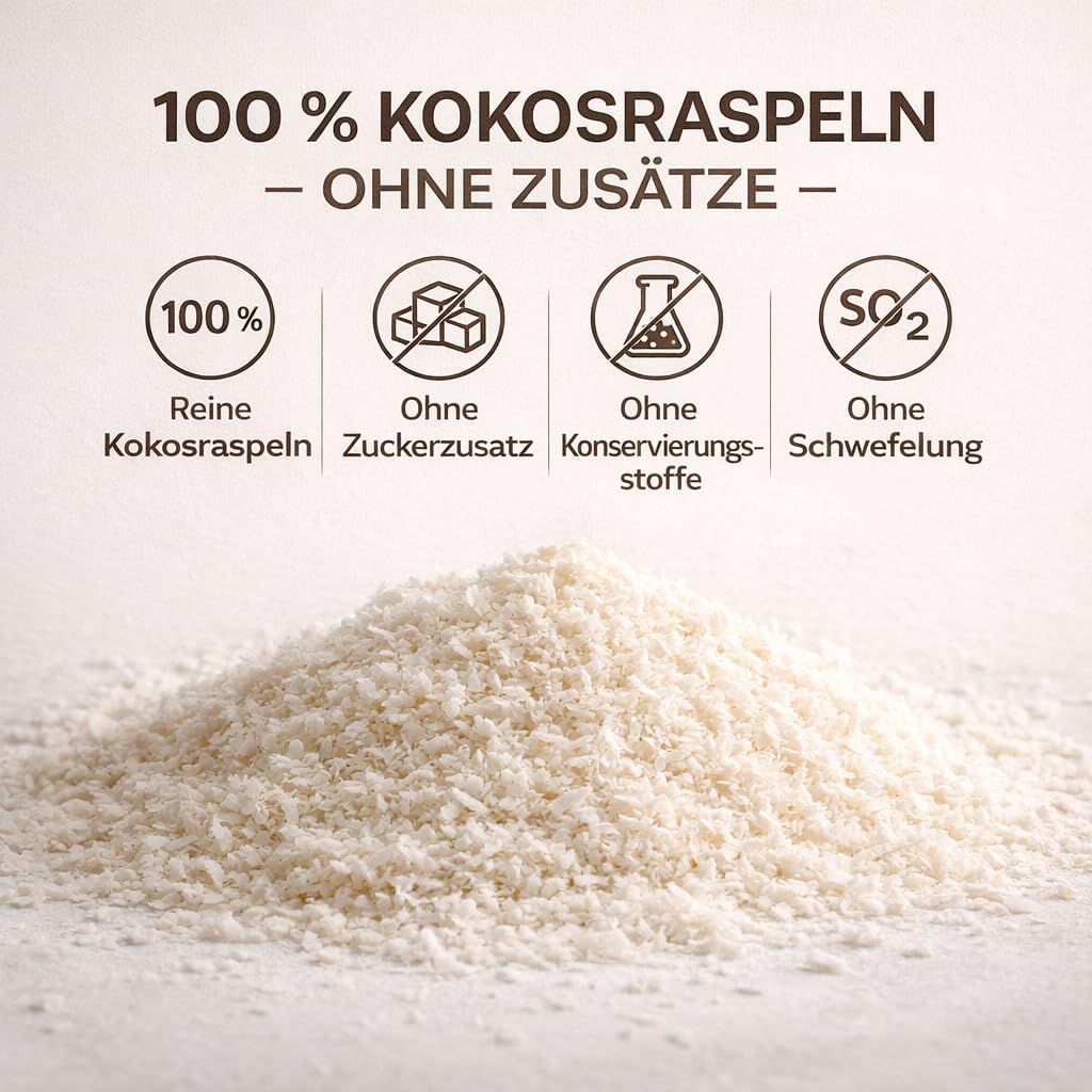 GiDeli Kokosraspeln 3x5kg - Eine Quelle für Gesunde Fette und Ballaststoffe - Für Veganer und Personen mit Keto-Diät - Natürliche für Vielseitige Verwendung