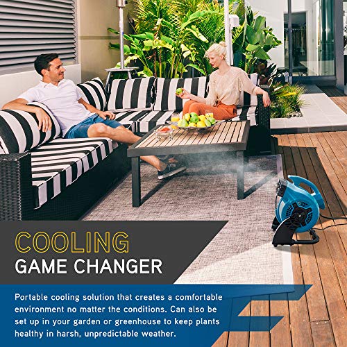 Xpower Misting Fan Fm-48, Outdoor Cooling, Heavy Duty, Powerful, High Velocity, 3-Speed, Ideal For Camping, Patios, Picnics, & More #TOP4