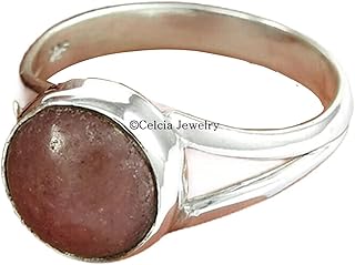 Natural Ruby Women Ring, Real 925k Sterling Silver Ring, Solitaire Ring, Statement Ring, Boho Ring, Delicate Ring, Pinky Ring, Proposal Ring, Giftable Ring (ruby)