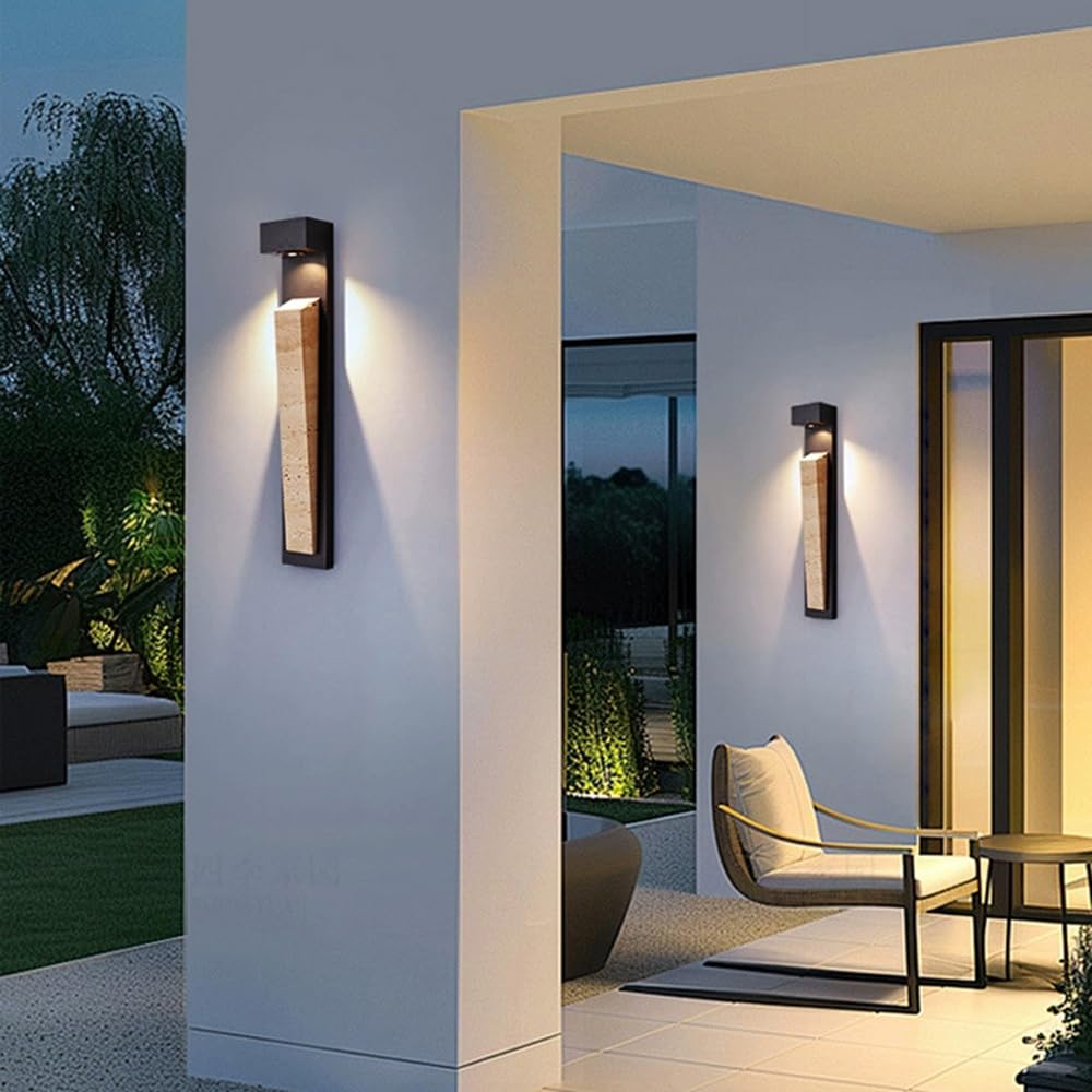 Lampada da parete incasso a luce calda 7 W, lampada impermeabile for esterno, applique in stile industriale moderno, apparecchi di illuminazione a for gazebo fattoria in cortile