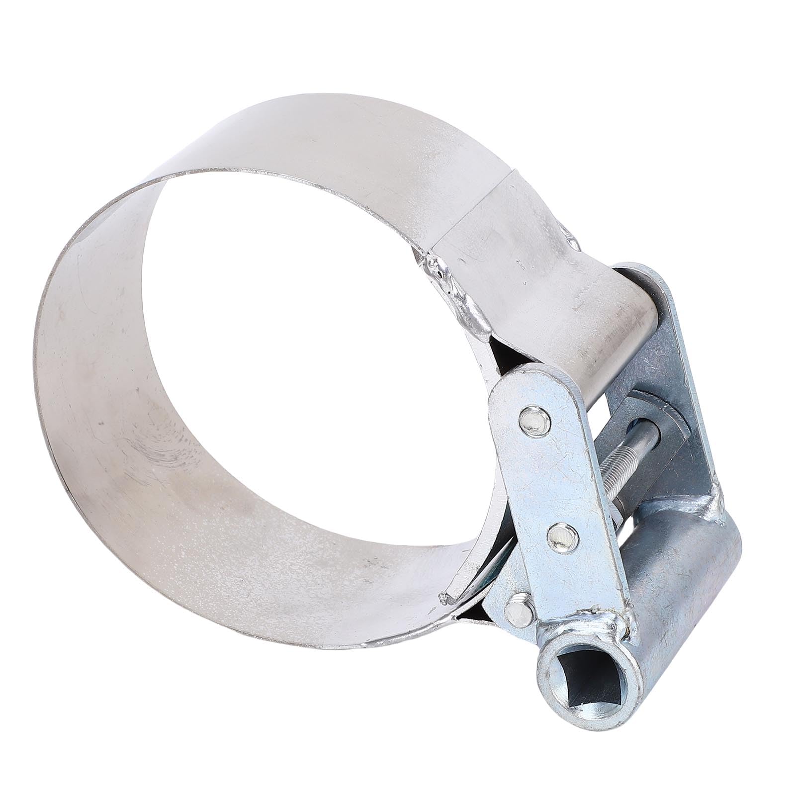 Ausla Chiave per Filtro Olio di Grandi Dimensioni per Camion Essiccatore D'aria, Chiave per Filtro a Cricchetto, Strumento di Rimozione del Filtro Olio per Auto Regolabile 3-3/4 a