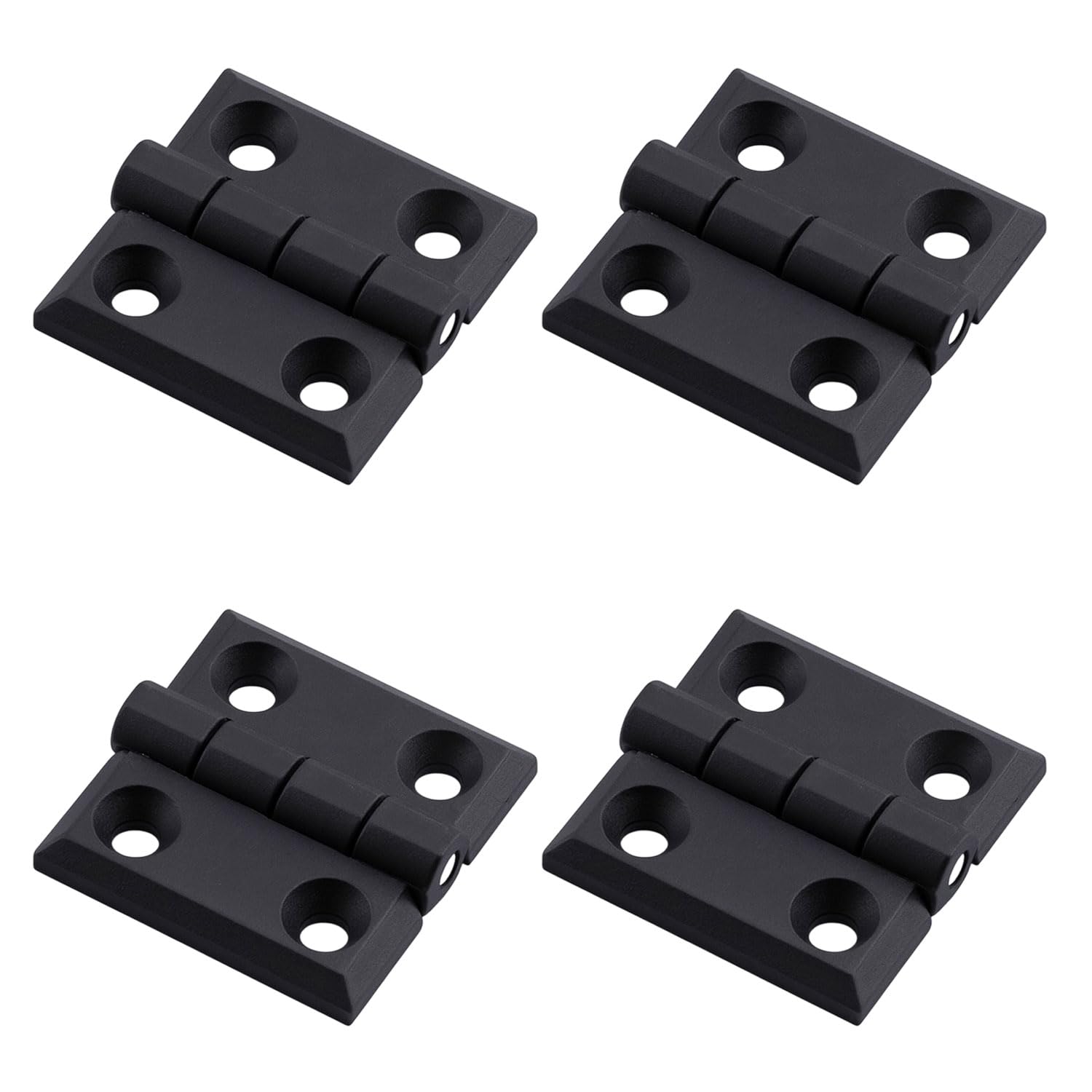 Plastik 50x50 mm 2 ADET Set Yaprak Menteşe Dayanıklı Dolap Çekmece Kapak ve Mobilya Menteşe