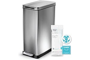 Home Zone Slim Kitchen Trash Can: Sleek and Convenient Waste Management