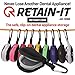 Retain-It - The Safe, Clip-on, Retainer, Mouth Guard and Dental Appliance Storage Solution! (Black)
