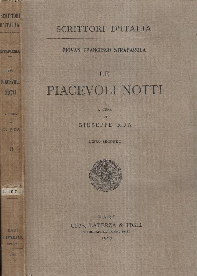 altre foto su richiesta Le piacevoli notti Libro secondo.