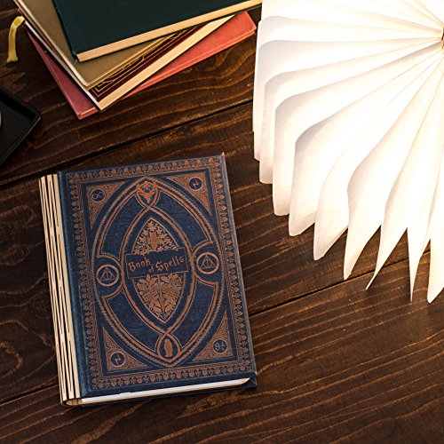 Klevercase Harry Potter Themed Book Of Spells Folding 360 Degree Chargeable Reading Lamp, Night Light, Desk, Bedside Or Travel Light. (Ravenclaw Blue, Large Size White Light) #TOP2