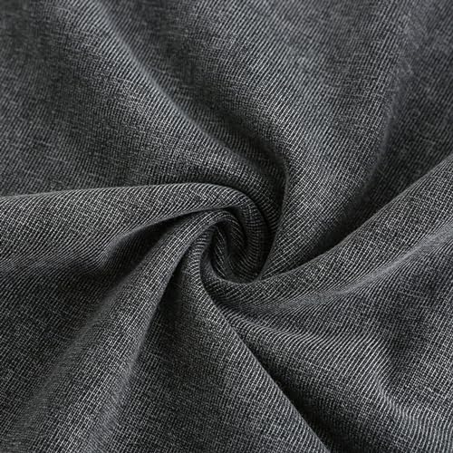 Image of Men's Oversized Cotton T-Shirts Loose Fit Vintage Washed Tee Unisex Short Sleeve Casual Shirts Tops