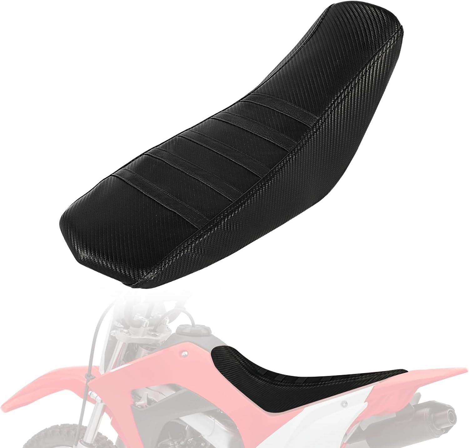 Dirt Bike Seat Cover Non-Slip for CRF110F CRF110 CRF 110 110F 2013-2025, Soft Pit Bike Seat Cover Black