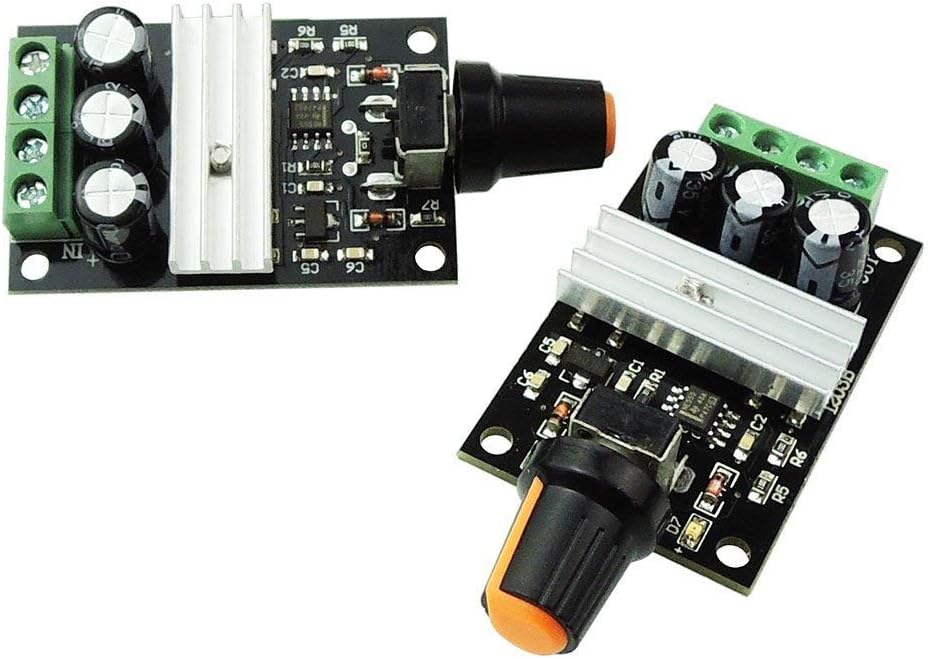 Diyotlab Dijital Led Ekranlı 6v-12v-24v Pwm Dc Motor Hız Kontrolcüsü