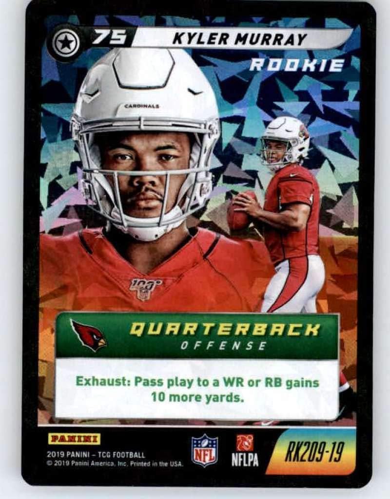 2019 Panini NFL Five Cracked Ice #RK209-19 Kyler Murray RC Rookie Football Trading Card