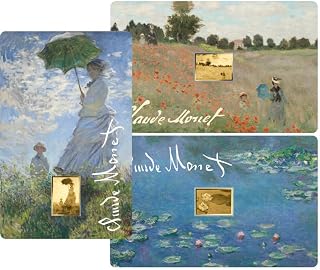 Claude Monet Komplett Set | Feingoldbarren | Mehrwertsteuerfrei | In Coincard | Mit Echtheitszertifikaten