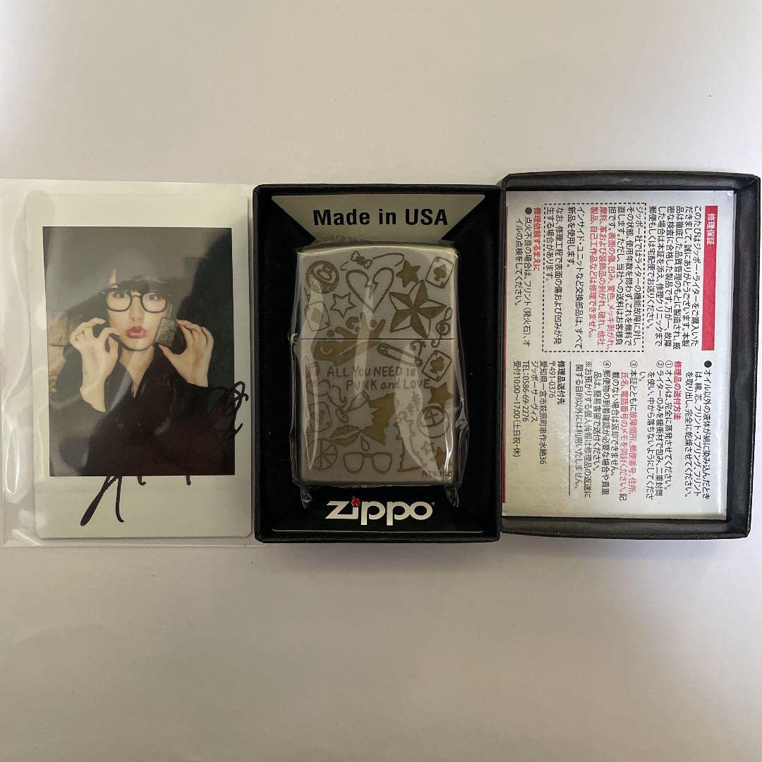 Amazon.co.jp: BiSH Zippo ハシヤスメ・アツコ サイン入りチェキ付き 