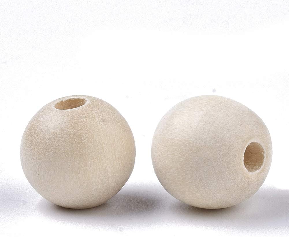 Craftdady 300pcs Natural Unfinished Wood Beehive Beads 10-20mm Rondelle Round Honeycomb Wooden Loose Beads for Necklace Bracelet DIY Jewelry Making