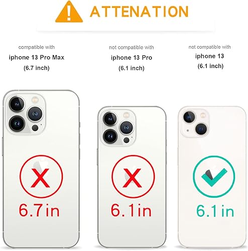 Miniatura 2 de Cavdycidy Funda para iPhone 13 para mujer (6.1 pulgadas), funda de lujo muy brillante con diamantes de imitación de cristal brillante 3D en la