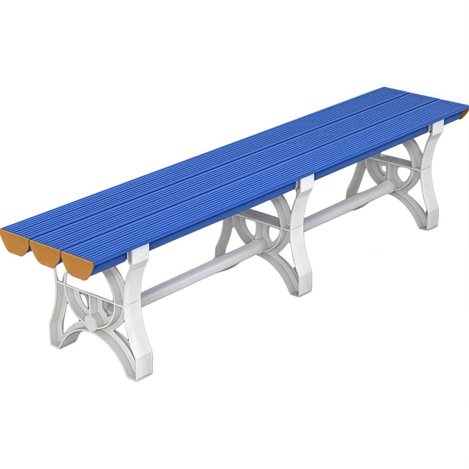Banc de douche piscine réglable bleu foncé 90cm en plastique ABS