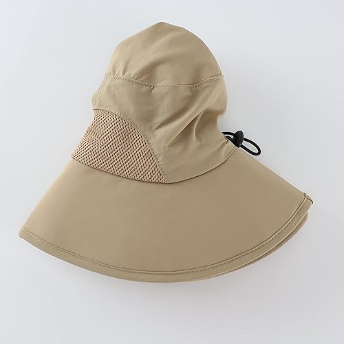 Miniatura 39 de Home Prefer UPF50+ - Sombrero de sol para hombre, sombrero de pesca de ala ancha para hombres y mujeres, sombrero de playa con protección UV, Gris
