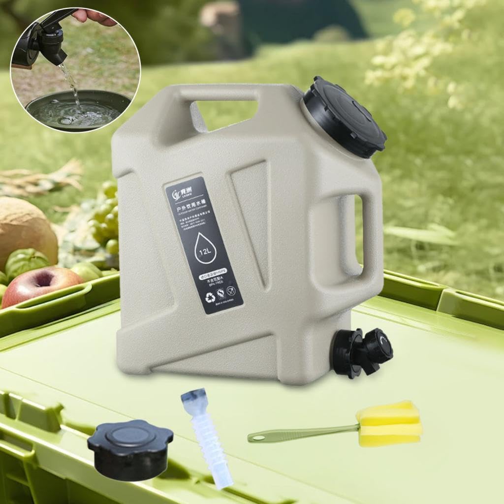 Drinking Water Container, Emergency Water Storage Container, Camping Water