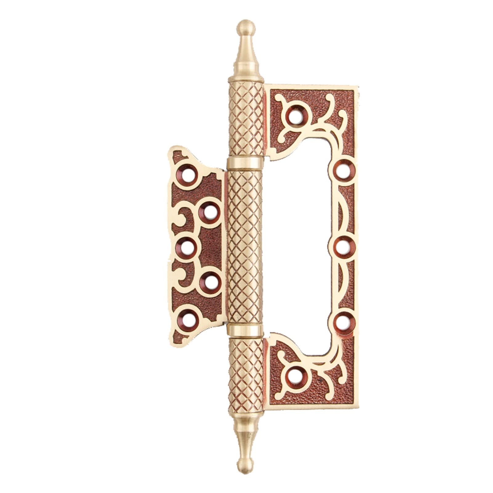European-Style Antique All-Copper Hinge Door, Indoor Solid Wood Silent Bearing(4INCH)