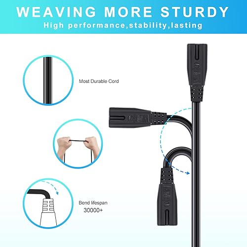 Miniatura 7 de Sopito Repuesto de cable de alimentación de CA (4 pies de largo) para silla reclinable Okin, Limoss, Pride, Lazboy, Berkline, etc.