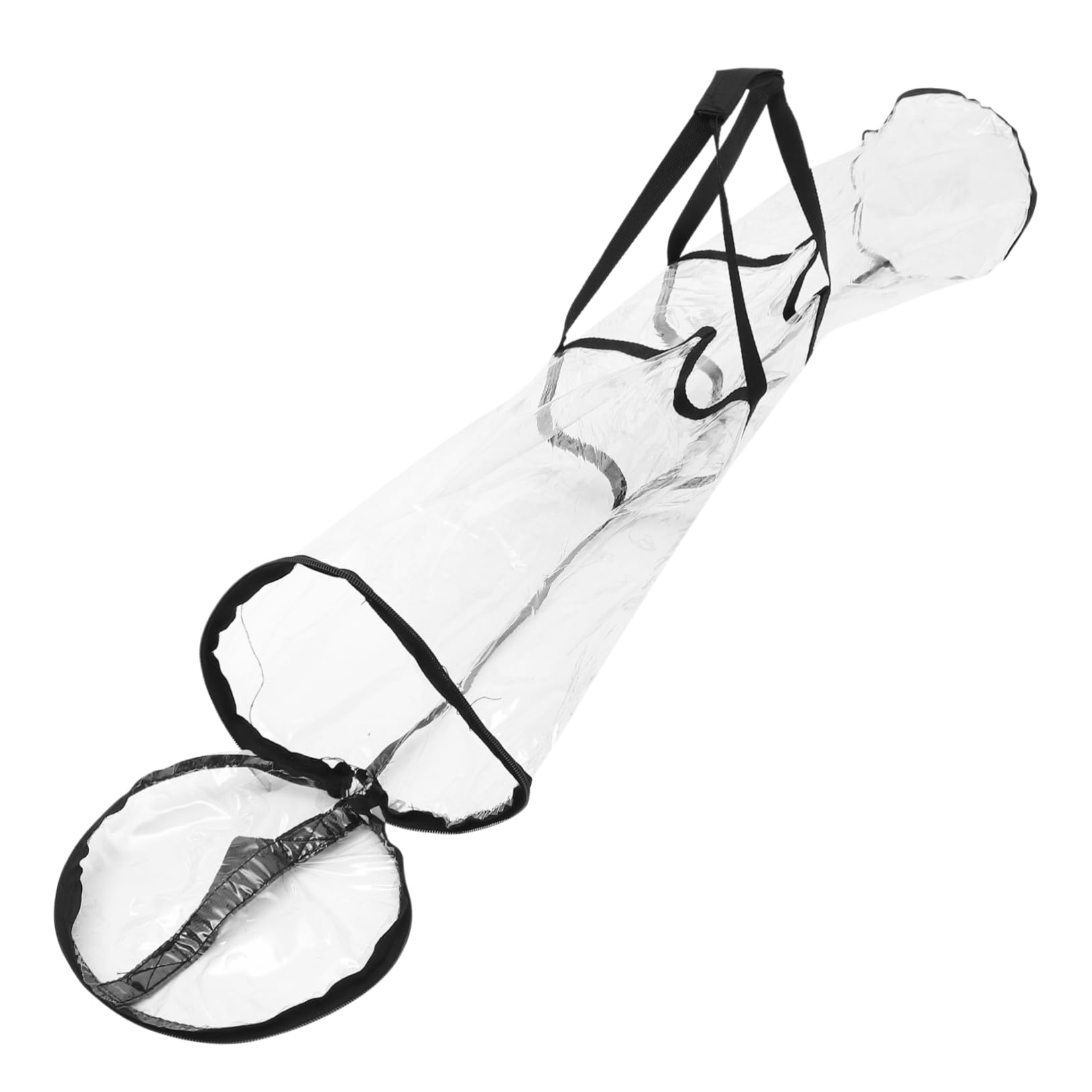 KONTONTY Xmas Wrapping Paper Storage Organizer Handles Bag for Holiday Wrap Convenient Present Wrap Holder for Easy Access and Transport