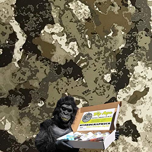 Hydrographic Film Camo Dip Ape Kit Veil Cervidae Camo Camouflage Hunting Hydro Graphics Water Transfer Hydro Dip Dipping Kit