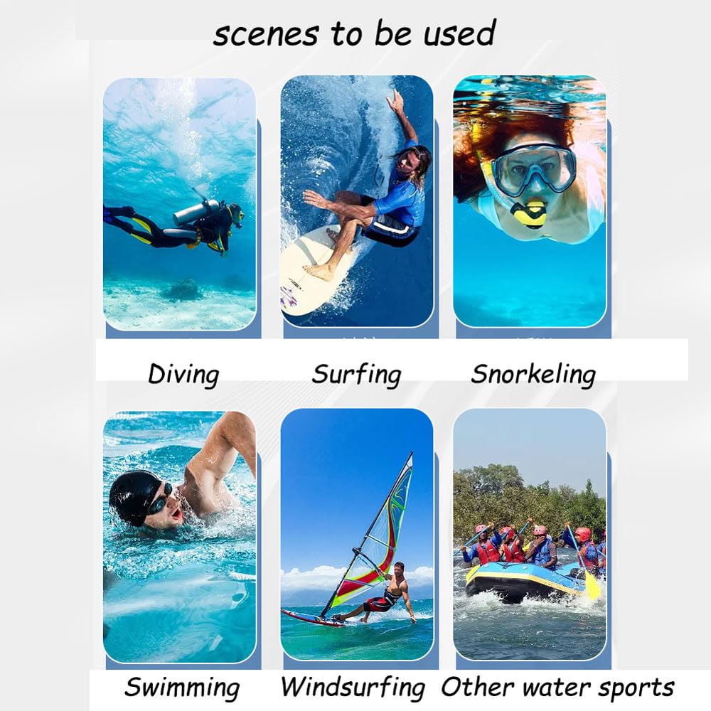 Muta Monopezzo Uomo, Full Muta da 3 mm Neoprene Camuffare Termico con cerniera posteriore,Anti-UV Muta Da Sub A Maniche Lunghe per Snorkeling, Surfing, nuotare, Subacquea e Altri Sport in Acqua