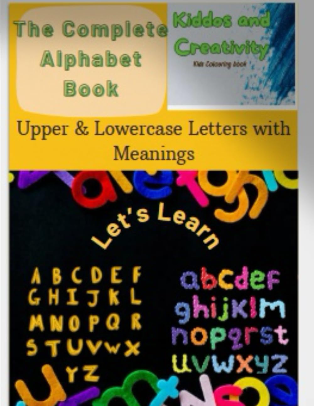 Alphabet Practice Workbook: Upper & Lowercase Letters: Learn A-Z Words with Fun Activities for Preschool, Kindergarten, & Homeschool Kids
