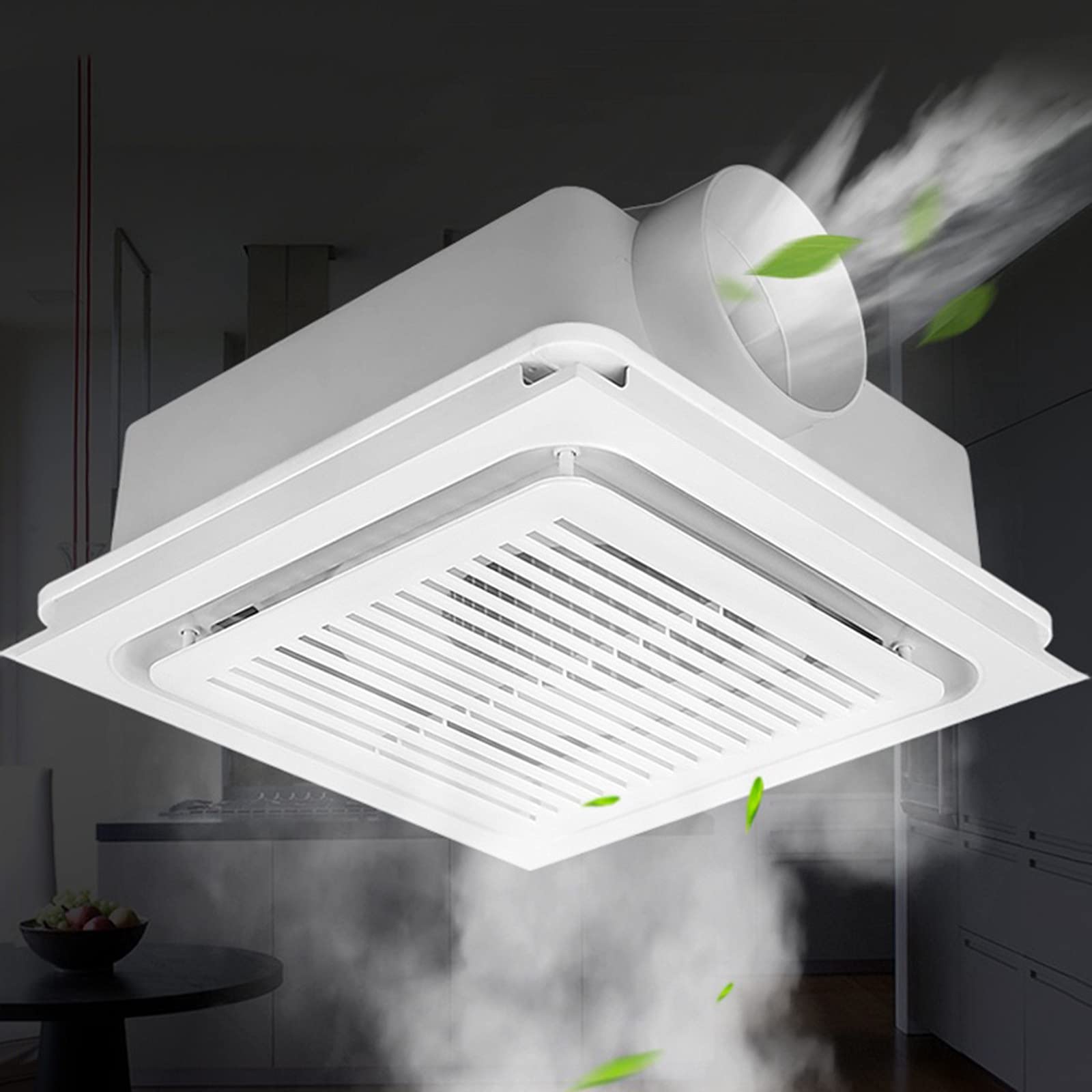 220v Extractor Fan for Kitchen Bathroom, 40w Ventilation Fan Silent, Ventilation  Extractor Exhaust Fan 30x30cm, White, Ceiling Mounted， Large air Volume Exhaust  Fan,30x30x11.5cm : Amazon.co.uk: DIY u0026 Tools