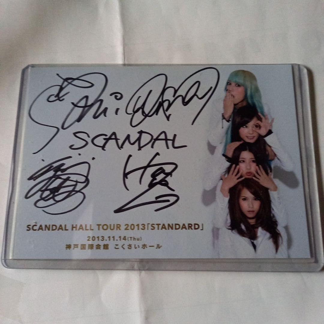 SCANDAL 直筆サインポスター　FILA✖️SCANDAL SCANDAL 直筆サインポスター FILA✖️SCANDAL SCANDAL 直筆サイン