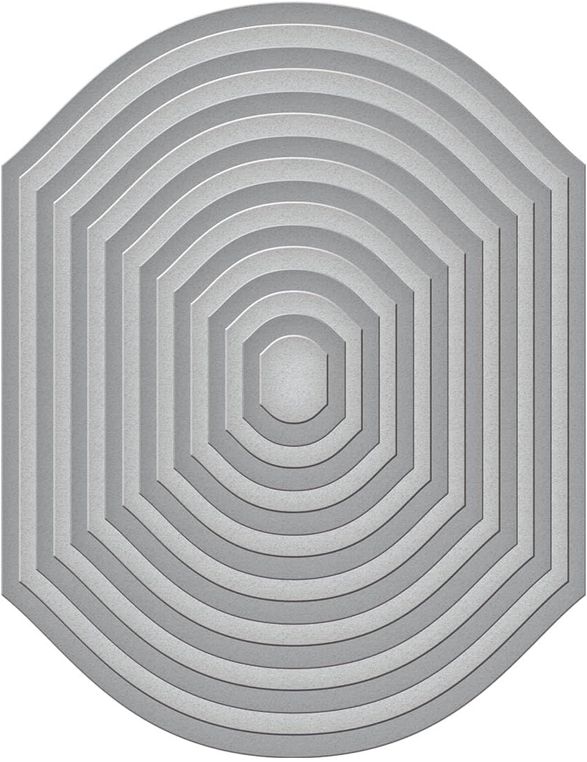 Spellbinders S5-613 Mirrored Arch Labels Etched Dies from The Mirrored Arch Collection