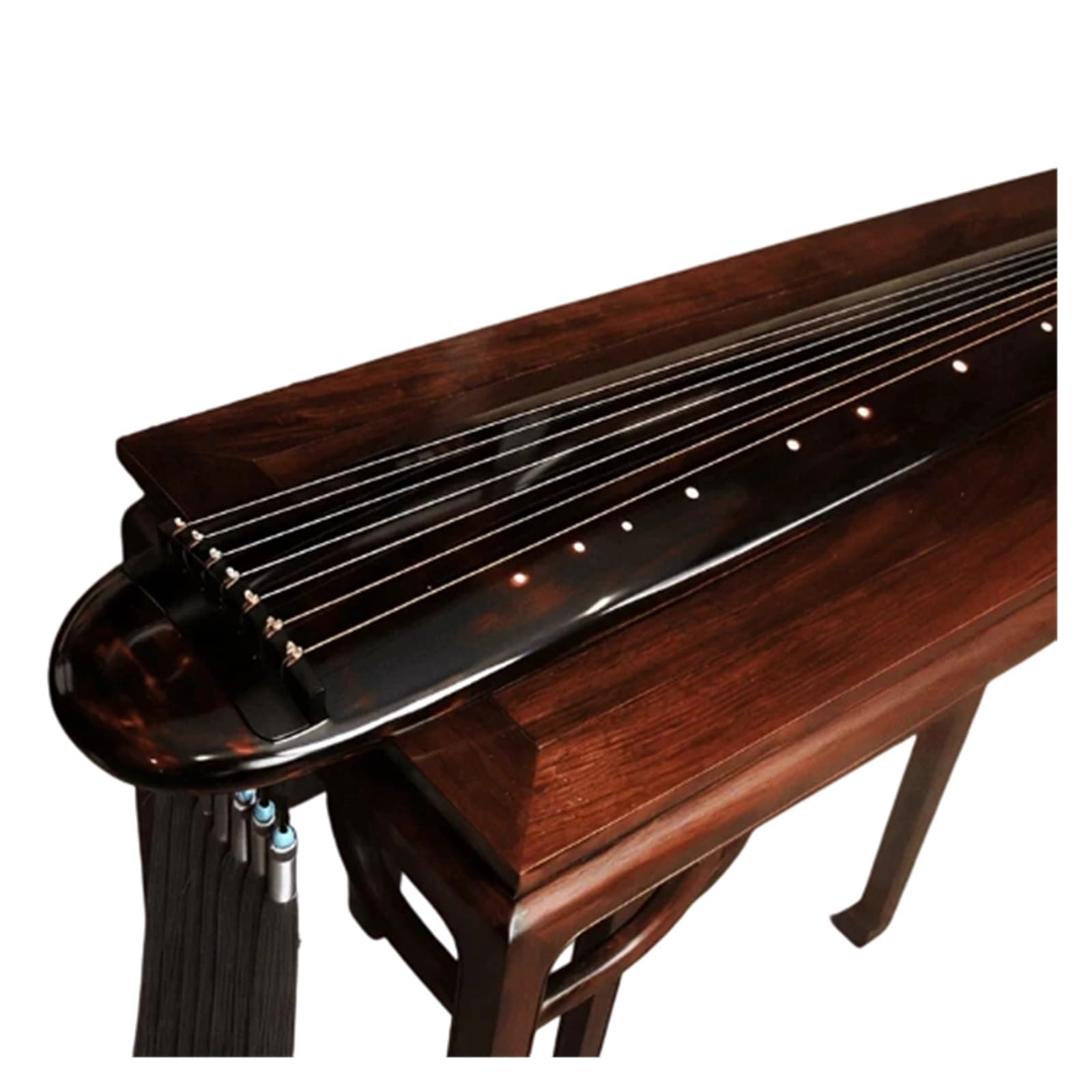Ręcznie Robiony Przenośny Siedmiostrunowy Instrument Guqin Wykonany Z Drewna Cedrowego Dla Początkujących