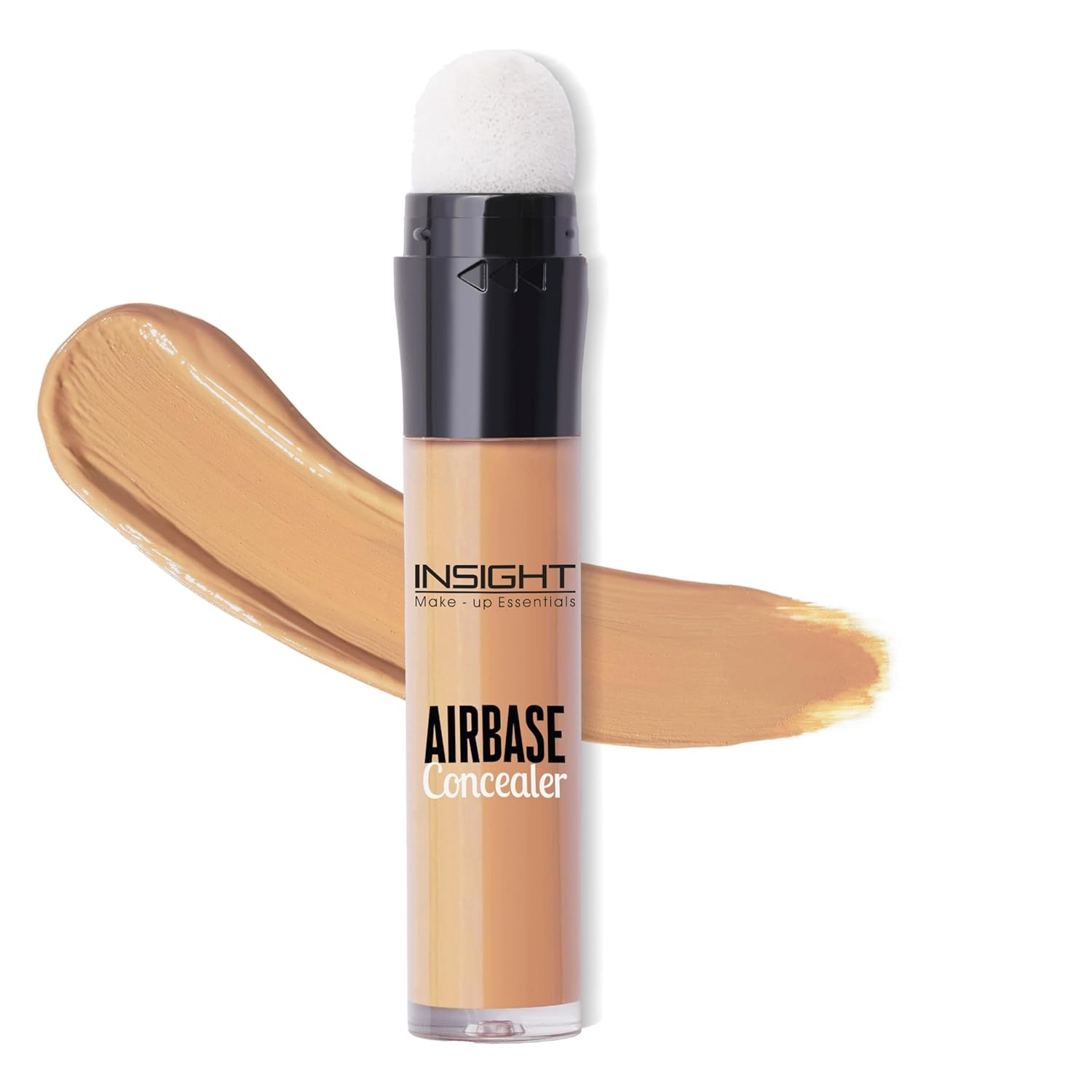 INSIGHT Airbase Concealer with Medium to Full Coverage | Natural Finish | Crease-Resistant & Long-Lasting | Lightweight | For All Skin Types – (Honey Glow) – 9g INSIGHT Airbase Concealer with Medium to Full Coverage | Natural Finish | Crease-Resistant & Long-Lasting | Lightweight | For All Skin Types – (Honey Glow) – 9g