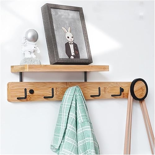 Miniatura 7 de Ganchos para colgar abrigos de pared, ganchos de entrada para abrigos, ganchos de madera, organizador de ropa, perchero para dormitorio, armarios,