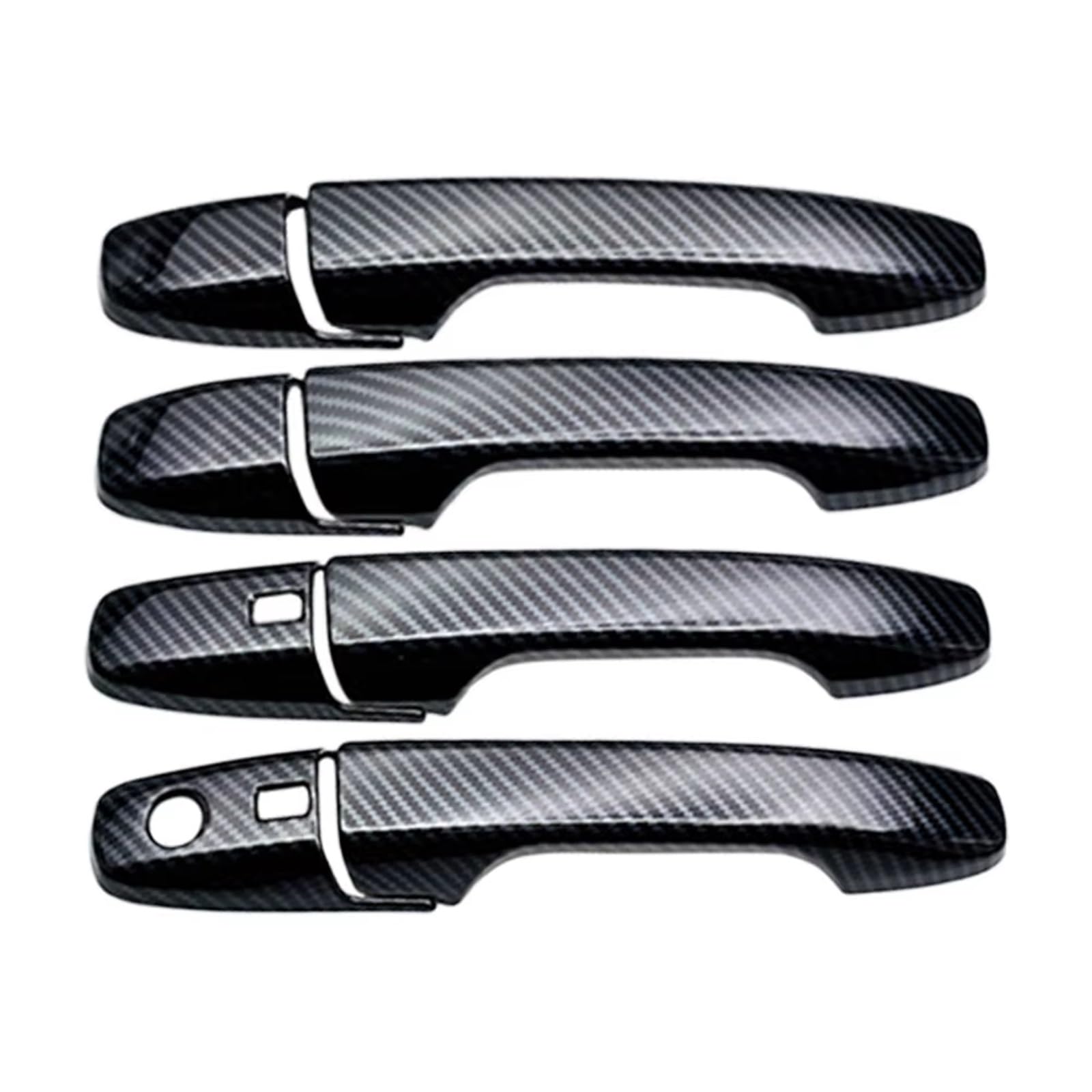 CFDEKOIB Exterior Door Handle Cover Car Door Handle Trim Compatible with Yaris for Ativ for Vois 2022-2023 Car Cap Cover Keyhole Frame Plus Extra Pair Set Accessories