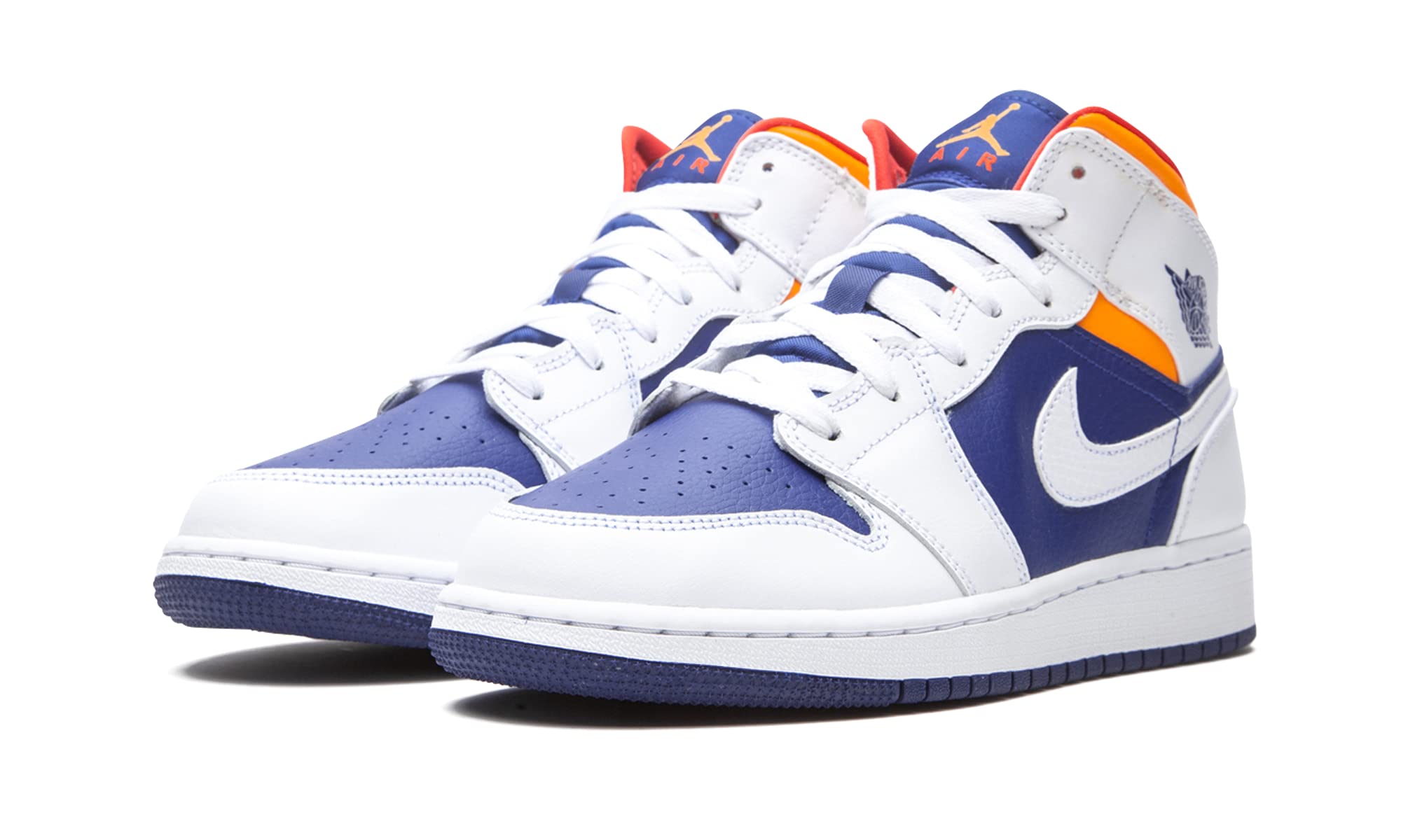 Air Jordan 1 Low (GS) for Kid's 553560 124 Sz 4y Blue