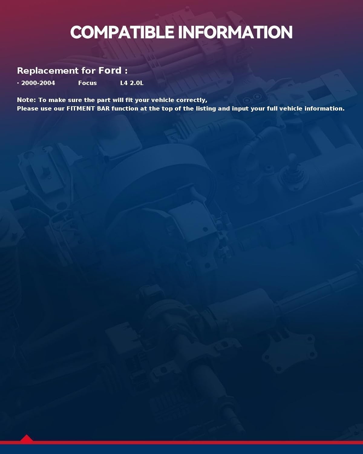 KAX Starter Replacement, New Starters for 2000-2004 Focus 2.0L AutomaticReplace 6655N