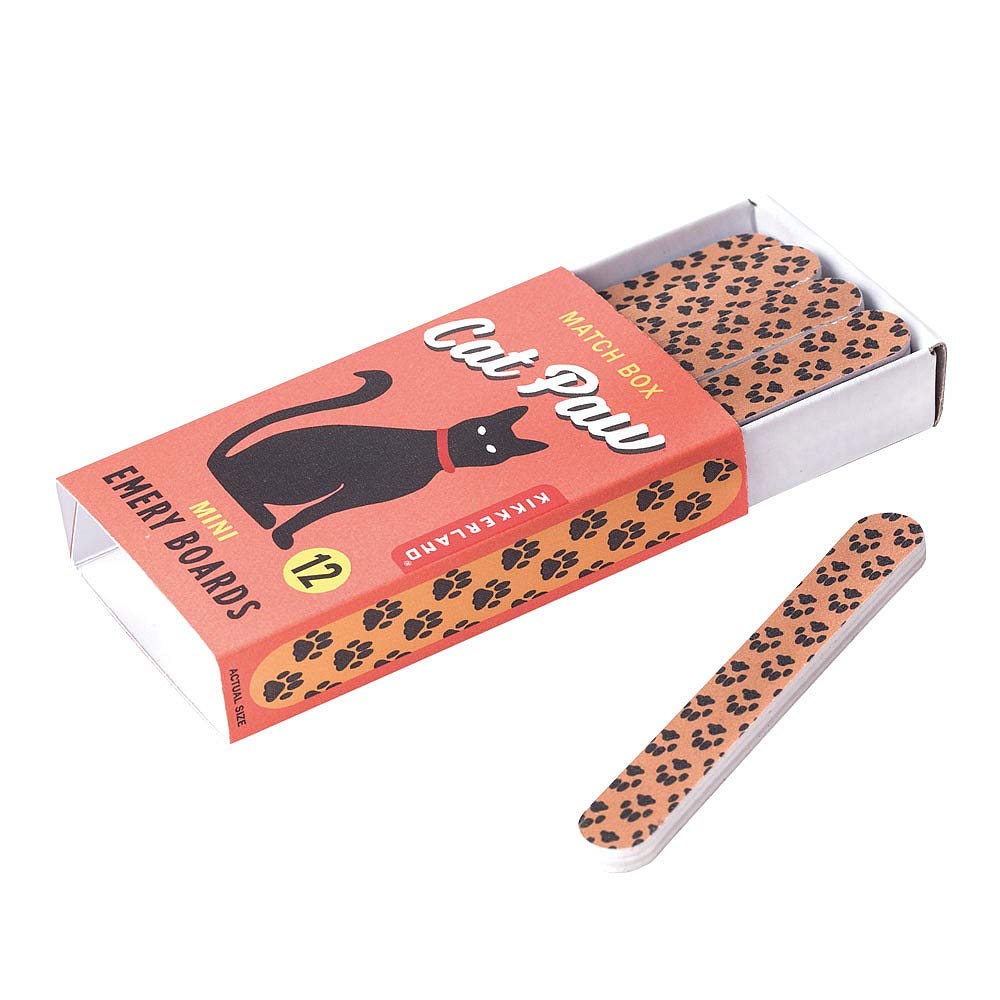 Cat Paw Emery Board Match Box