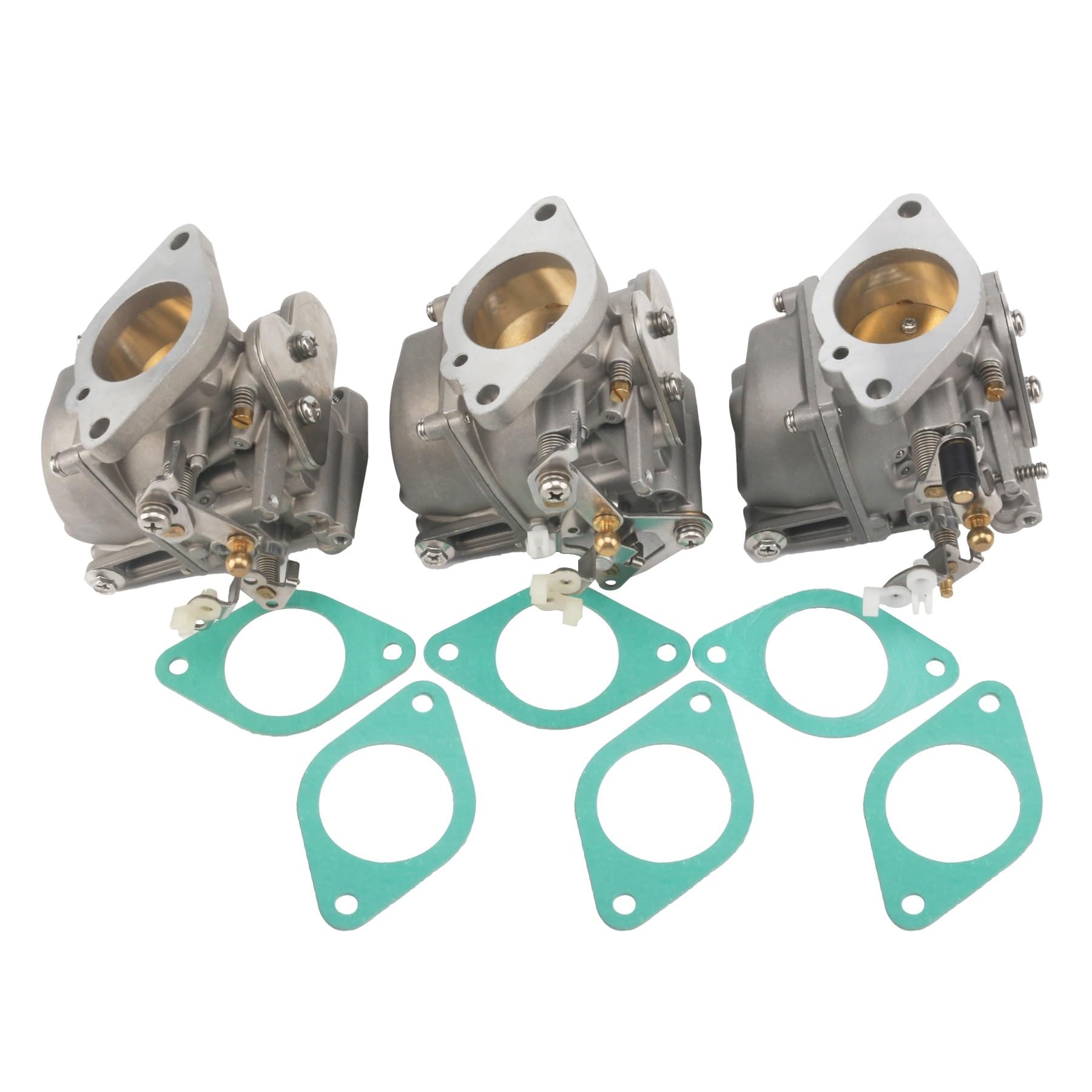688-14301-40 per gruppo carburatore con guarnizioni per motore fuoribordo marino Yamaha 2 tempi 75 85 HP 3 cilindri 688-14302-40 688-14303-40 Accessori per motori fuoribordo