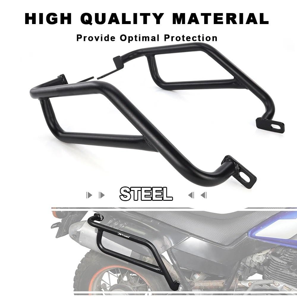 bloków zderzaka Pasuje do Yamaha TW200 TW 200 1987-2025 rama pomocnicza Protector osłona boczna boczne motocyklowe listwy awaryjne Gmoli Motocyklowych