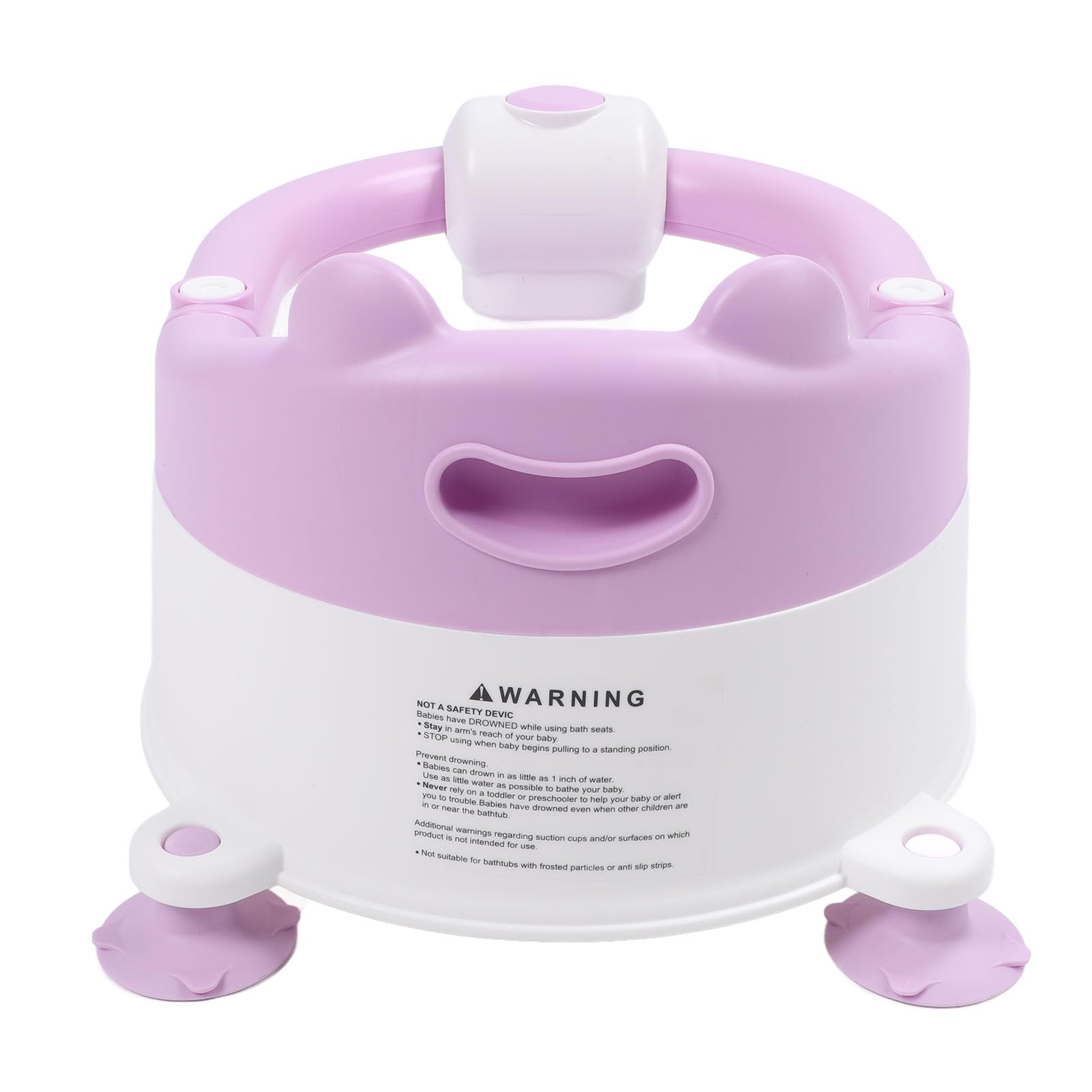 Seggiolino da Bagnetto per Bambini 6 mesi+, Seggiolone da Bagno per Neonati, Seggiolone da Doccia Portatile, Seggiolino da Bagno Antiscivolo, Sgabello da Doccia per Neonato per (Viola)