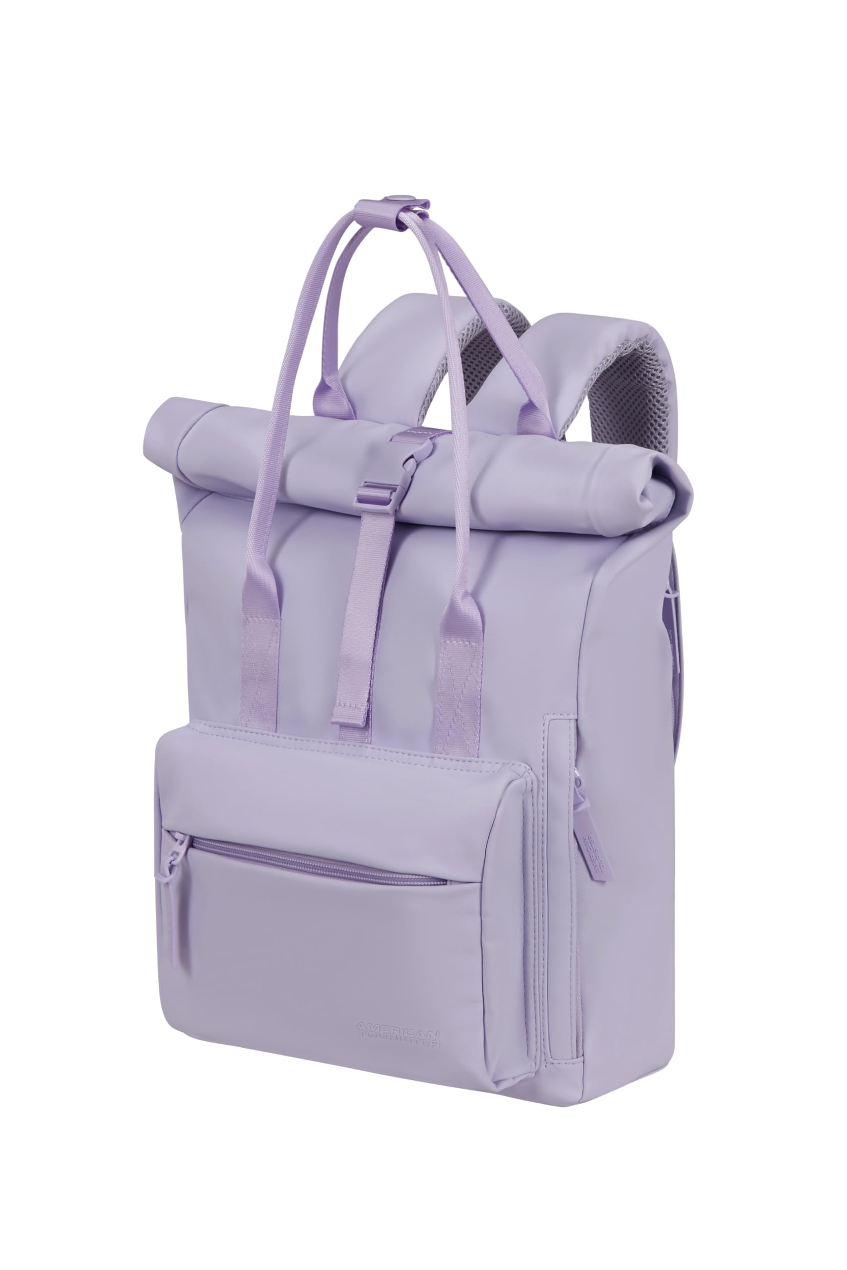 American Tourister Urban Groove UG16 Mono - Women's Backpack, Water-Repellent, Casual Backpack for Everyday Use with Hidden Back Pocket, 17L, Lavender