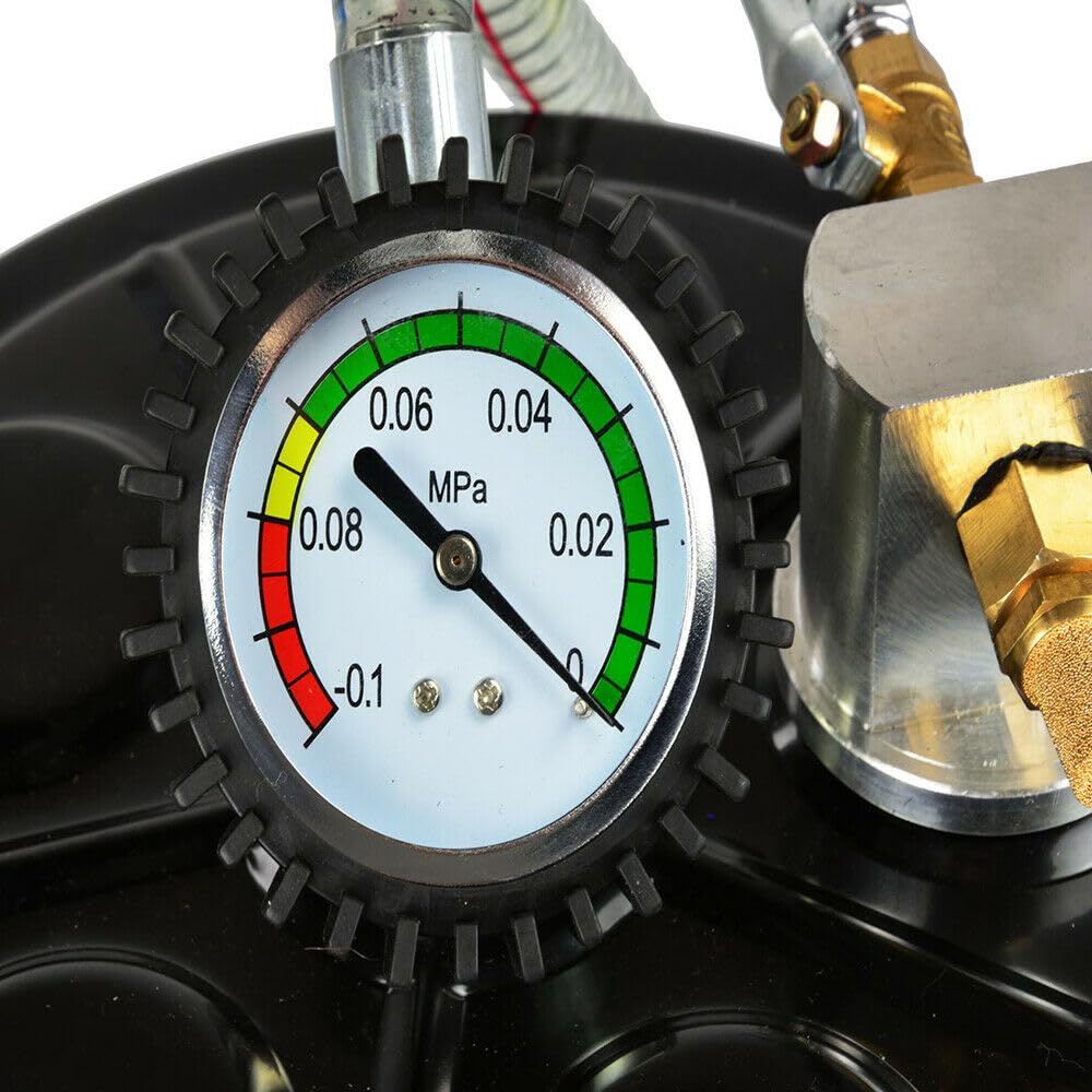 LED LEDS ASPIRATORE RECUPERATORE Motore Pneumatico Olio ESAUSTO CAPACITA' 80 Litri