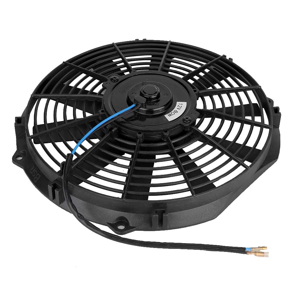 KSTE 12" 12V 80W universal for coche acondicionador de aire del ventilador de refrigeración del motor electrónica Accesorios for el coche