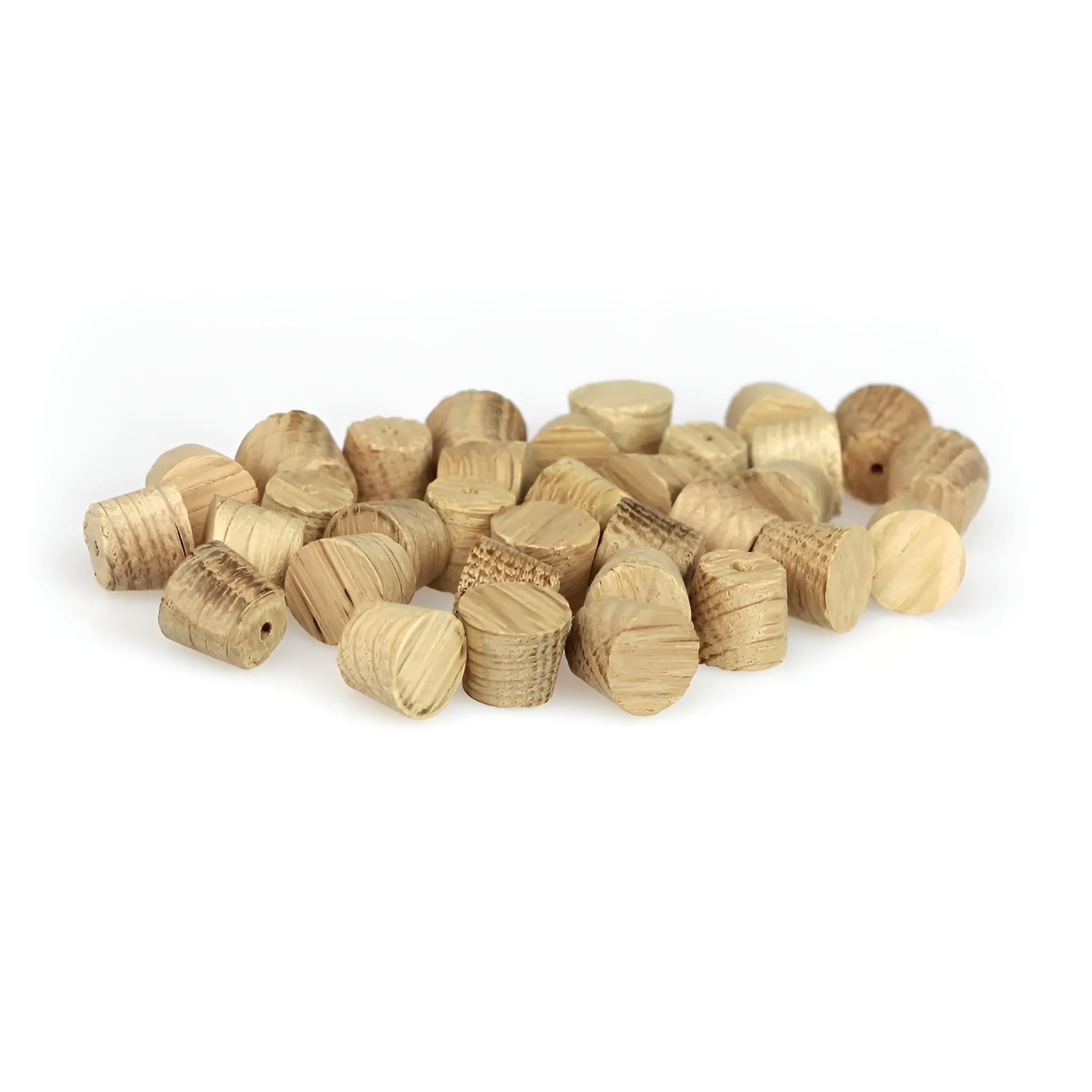 Jackson Woodturners Oak Cross Grain Pellets – 12.7mm Taper – Pack of 100 (approx) – Stair Parts Accessories — image 1