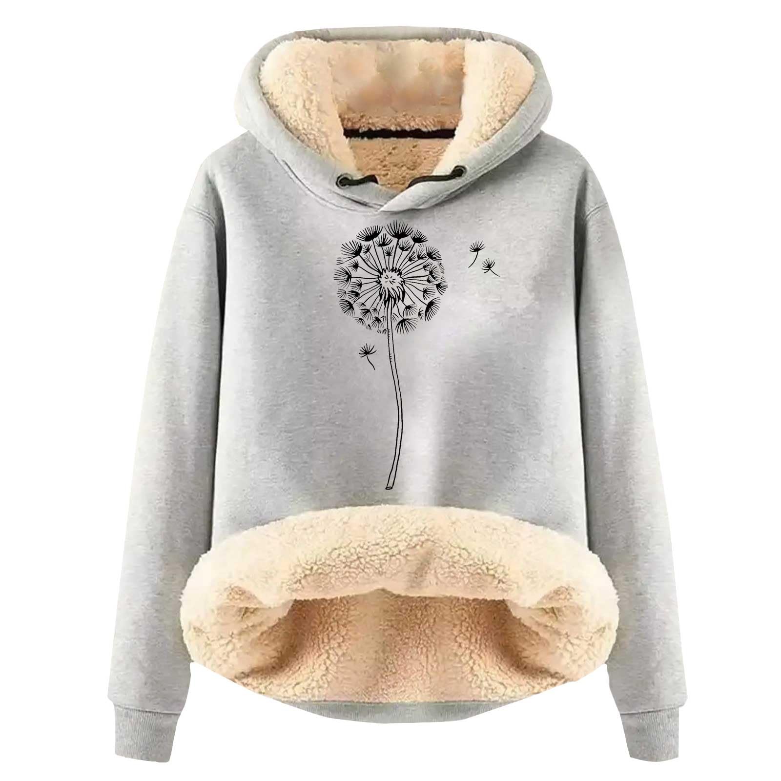 Sweat à Capuche Surdimensionné Adigau Pour Femme - Tissu Peluche Doux - Avec Poches - Automne/Hiver - Manches Longues