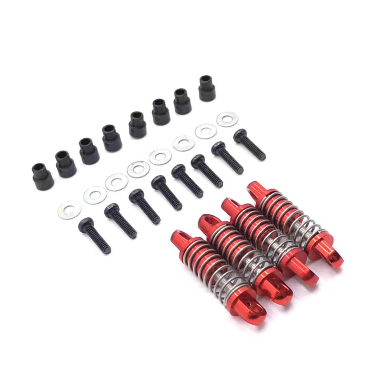 Dla WLtoys 284131 K969 K979 K989 K999 P929 P939 1/28 RC Części Zamienne Amortyzatory Metal Amortyzator Rc (Red)
