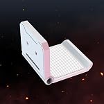 PlayVital 4 Set FOLD Controller Wall Mount for ps5/4, Gaming Headset Stand, Foldable Wall Stand for Xbox Series X/S, Switch Pro, Wall Holder for Xbox Wireless Earphone, for Pulse 3D Headset - White